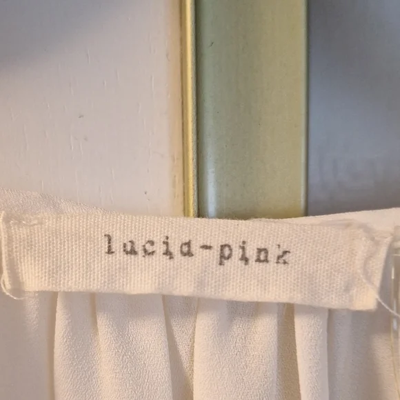 White V-Neck Tank Top - Picture 2 of 3